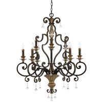 Lampa wisząca świecznikowa Artisan ART3-BLACK Elstead metalowa czarna