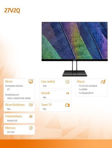 Monitor 27 27V2Q IPS DP HDMI na Arena.pl