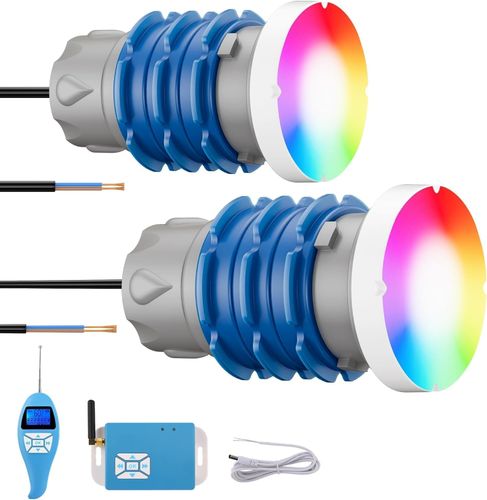 NIEKOMPLETNY Lampa basenowa mini LED LyLmLe PL06-CS6W(A)-D  6W RGB 2 szt. na Arena.pl