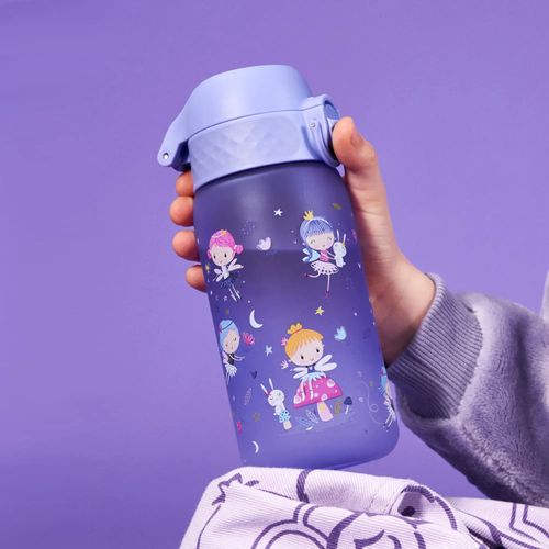 ION8 Fioletowa butelka na wodę dla dzieci we wróżki 350 ml na Arena.pl