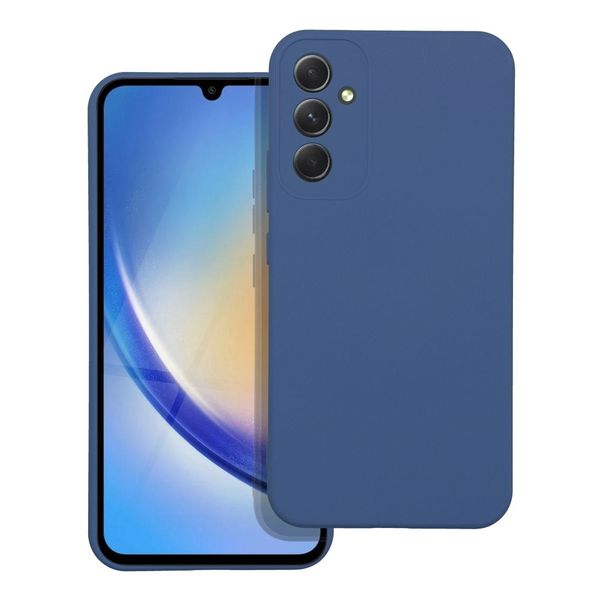 Futerał SILICONE do SAMSUNG A34 5G niebieski zdjęcie 1