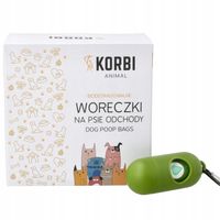 WORECZKI NA PSIE ODCHODY 540 SZTUK BIODEGRADOWALNE WORKI NA KUPY BIO + ETUI