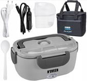 ELEKTRYCZNY LUNCH BOX PODGRZEWACZ OBIAD 230/12/24V + TORBA TERMICZNA