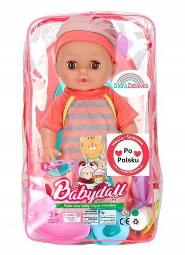 LALKA BOBAS PIJE SIKA MÓWI PO POLSKU SPIEWA KRZESEŁKO KARMIENIA NOCNIK MART na Arena.pl