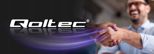 Qoltec Inteligentny czytnik chipowych kart ID SCR-0642 USB 2.0 USB typ C na Arena.pl