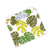 MECHANICZNA WAGA ŁAZIENKOWA KLASYCZNA ANALOGOWA DO 130KG BR2019 LIŚCIE