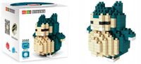 SNORLAX Figurka Klocki POKEMON 3D Nano Zestaw Go BOX Pokemony Zabawka