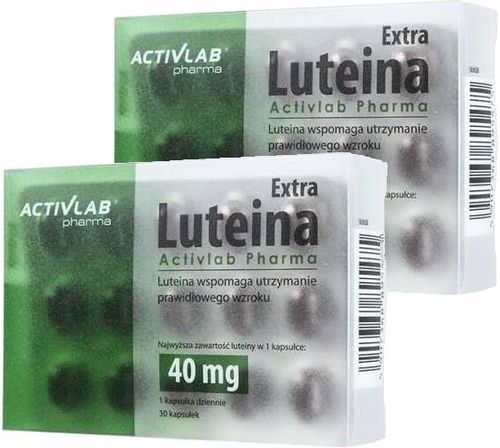 Activlab Luteina Extra 40mg Zdrowy Wzrok 30 kaps na Arena.pl