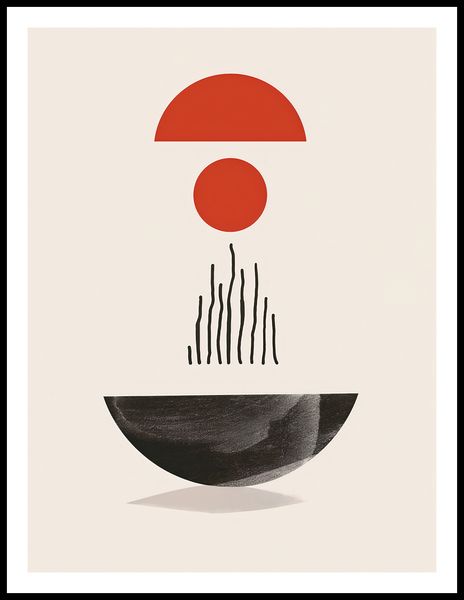 Plakat 60x80cm Półokrągła Forma zdjęcie 3