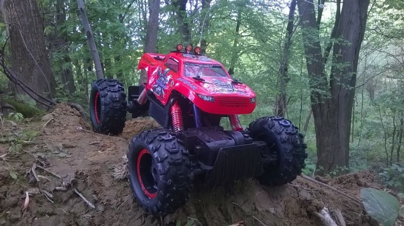 Samochód RC NQD ROCK CRAWLER KING 1:12 USB czerwon zdjęcie 11