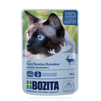 bozita kawałki w galaretce z reniferem dla kota 85 g.