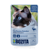 bozita kawałki w galaretce z reniferem dla kota 85 g.