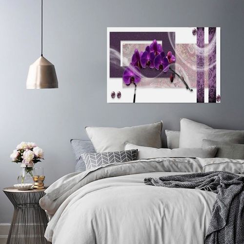 Obraz na płótnie - Canvas, Storczyk purpurowy 40x30 na Arena.pl