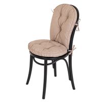 Poduszka na krzesło z oparciem Vigo 40x40 cm wodoodporna, pikowana