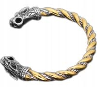 BRANSOLETA WIKINGÓW Nordycka ZŁOTO-SREBRNA 435