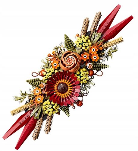 LEGO ICONS 10314 Stroik z suszonych kwiatów BUKIET Kwiaty Na Prezent na Arena.pl