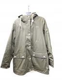 Kurtka przeciwdeszczowa z futrem ICEBOUND damska zielona M