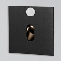 Oczko ledowe schodowe Lesel 001 XL 100102103CR Elkim 1W 3000K czujnik czarny