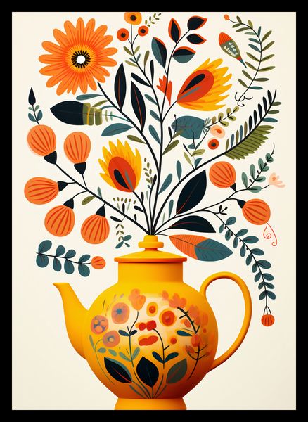 Plakat 25x35cm Bujna Herbata zdjęcie 2