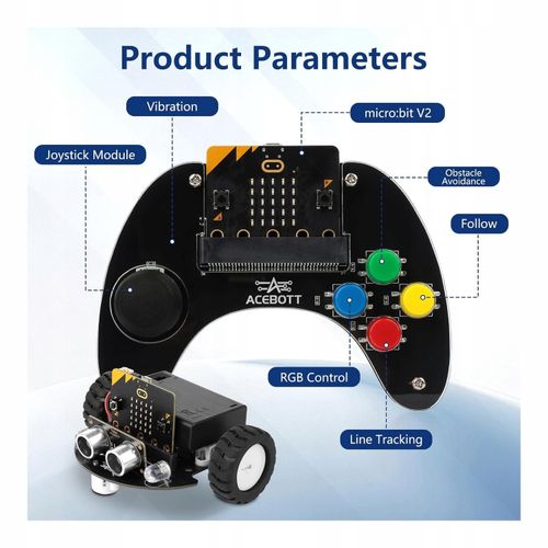 ACEBOTT QD027 Pilot bezprzewodowy do Micro:bit (bez Micro:bit) na Arena.pl