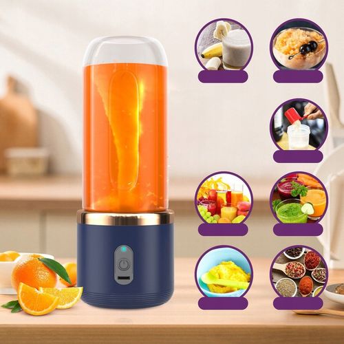 MINI MIKSER USB O POJEMNOŚCI 400 ML Z 6 OSTRZAMI, DO SMOOTHIE, NA PODRÓŻY na Arena.pl