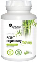 Aliness Krzem organiczny 150 mg 100 VEGE kaps Elastyczna skóra Krzemionka