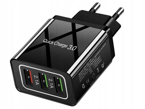 SZYBKA ŁADOWARKA SIECIOWA USB QUICK CHARGE 3.0 na Arena.pl