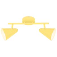 Plafon LAMPA sufitowa AMOR 92-68804 Candellux metalowa OPRAWA listwa regulowane reflektorki żółte