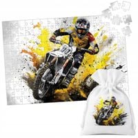 PUZZLE TRADYCYJNE - MOTOR MOTOCYKL MOTOCROSS - 110 el
