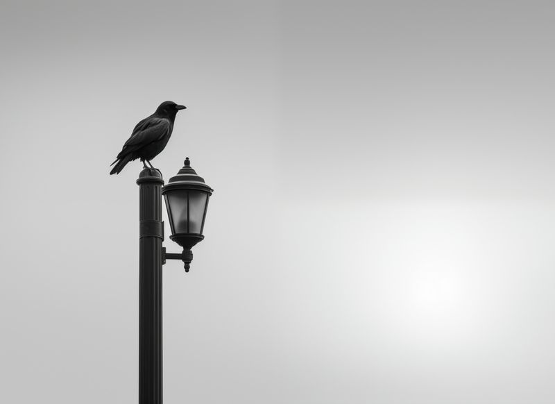 Plakat 55x40cm Samotny Postój Kruka zdjęcie 1