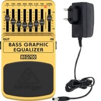 Efekt gitarowy Behringer BEQ700 Bass Graphic Equalizer Zasilacz 9V ZESTAW