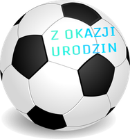 Opłatek na tort Urodziny Piłka Nożna Bramka Gol Klub Boisko Stadion