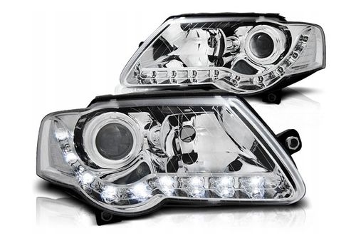 Lampy Reflektory VW PASSAT B6 05-10 DAYLIGHT LED na Arena.pl