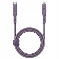 KABEL USB-C - LIGHTNING ENERGEA FLOW 1.5M FIOLETOWY 60W SZYBKIE ŁADOWANIE P