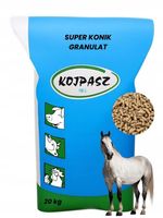 PASZA DLA KONI SUPER KONIK GRANULAT 20KG KOJPASZ KONIE POCIĄGOWE, HODOWLANE