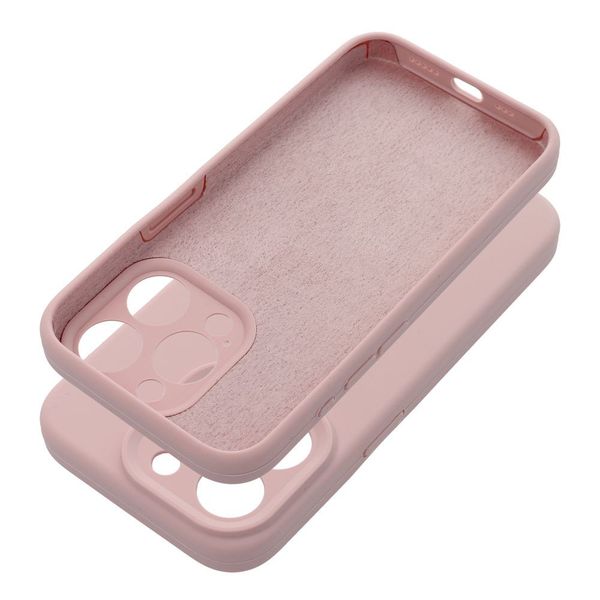 Futerał SILICONE 2mm do IPHONE 16 Plus pudrowy róż zdjęcie 1