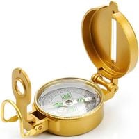 ND05_B0018 BUSOLA METALOWA OKRAGLA Meteor 8191/71