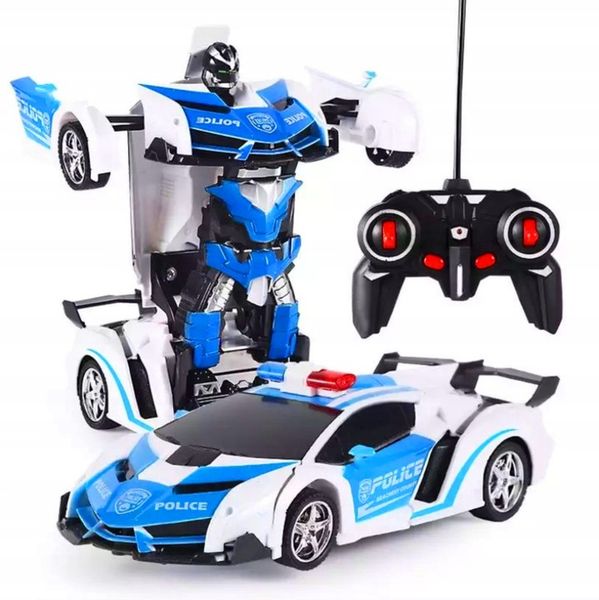 SAMOCHÓD STEROWANY RADIOWÓZ ROBOT POLICJA AUTOBOT zdjęcie 2