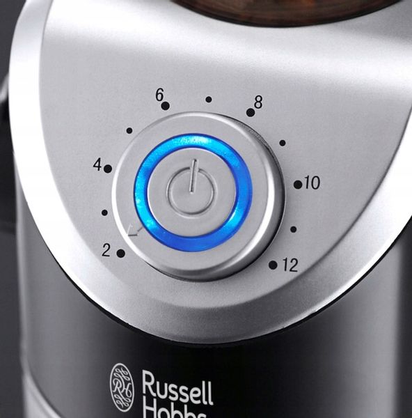 MŁYNEK DO KAWY ŻARNOWY ELEKTRYCZNY RUSSELL HOBBS CZARNY MOC 140 W MOCNY zdjęcie 6