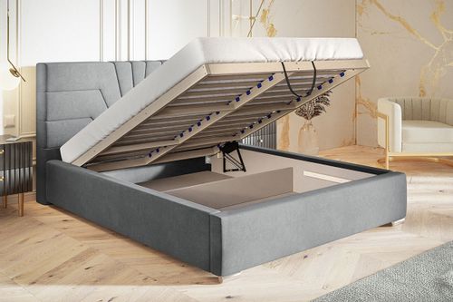 Łóżko tapicerowane 180x200 Royal 1 pojemnik stelaż na Arena.pl