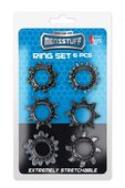 Menzstuff 6Pc Stretcheable Ring Set