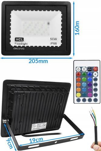 ZEWNĘTRZNE KOLOROWE OŚWIETLENIE LED ŚWIĄTECZNE LAMPKA ILUMINACJA FLASH IP66 na Arena.pl