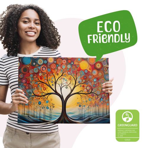 Obraz Canvas Do Salonu Abstrakcja Malowane Wzory Drzewo Boho 100cm x 70cm na Arena.pl