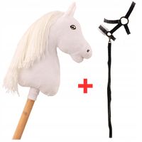 HOBBY HORSE ZESTAW A3 DUŻY KONIK + WODZE + KANTAR PREZENT DLA DZIECKA