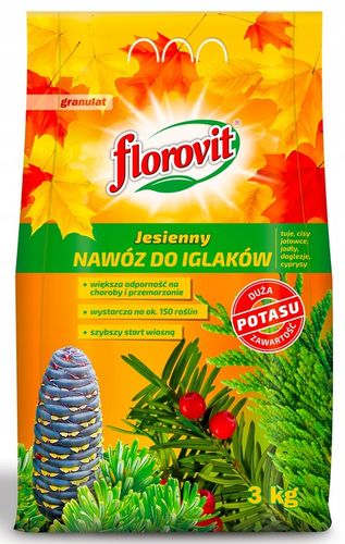 FLOROVIT JESIENNY NAWÓZ DO TUI THUI IGLAKÓW CISÓW JODEŁ DUŻO POTASU 3 na Arena.pl
