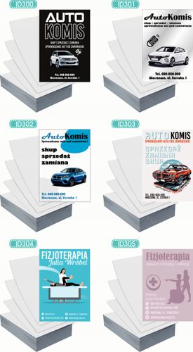 Ulotki A6 reklamowe firmowe 100szt różne wzory CHEMIA Z NIEMIEC na Arena.pl