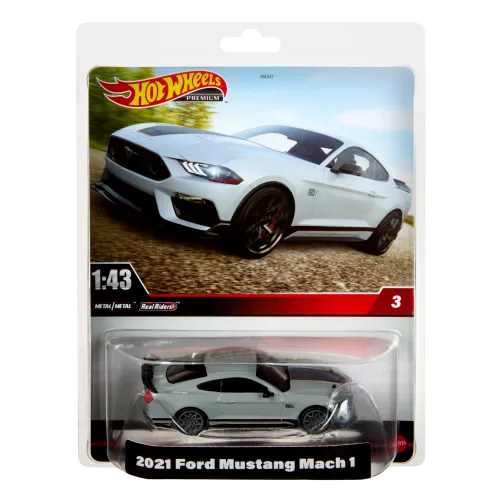 Hot Wheels Premium '22 Ford Mach 1 Mustang Pojazd 1:43 HMD45 na Arena.pl