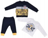 ZESTAW DLA CHŁOPCA BLUZA KOSZULKA SPODNIE DRES R92