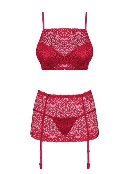 Biustonosz Pas Stringi Sex Komplet Obsessive S/M zdjęcie 3