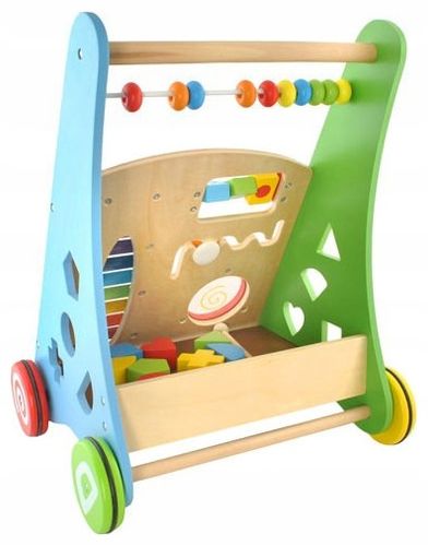 JEZDZIK PCHACZ CHODZIK DREWNIANY SORTER PREZENT NA MIKOŁAJA ROCZEK ZABAWKA na Arena.pl